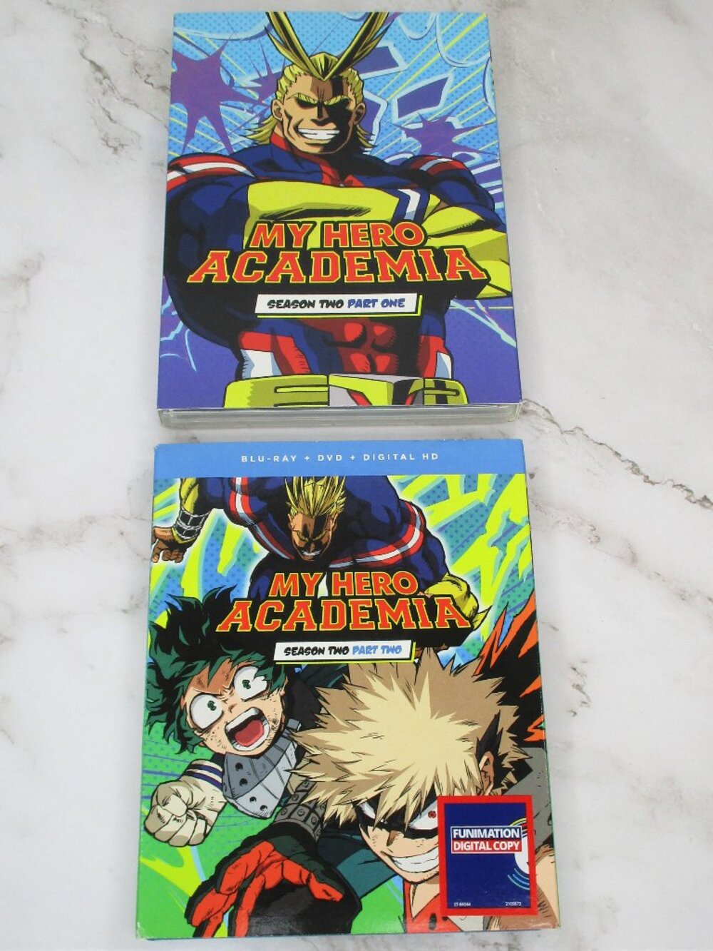 My Hero Academia Season Two Parts 1 & 2 (DVD Blu-Ray Lot) Anime Series Complete